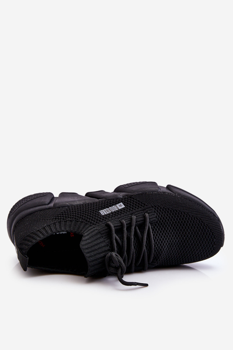 Damskie Lekkie Sneakersy Memory Foam System Big Star Jj Czarne