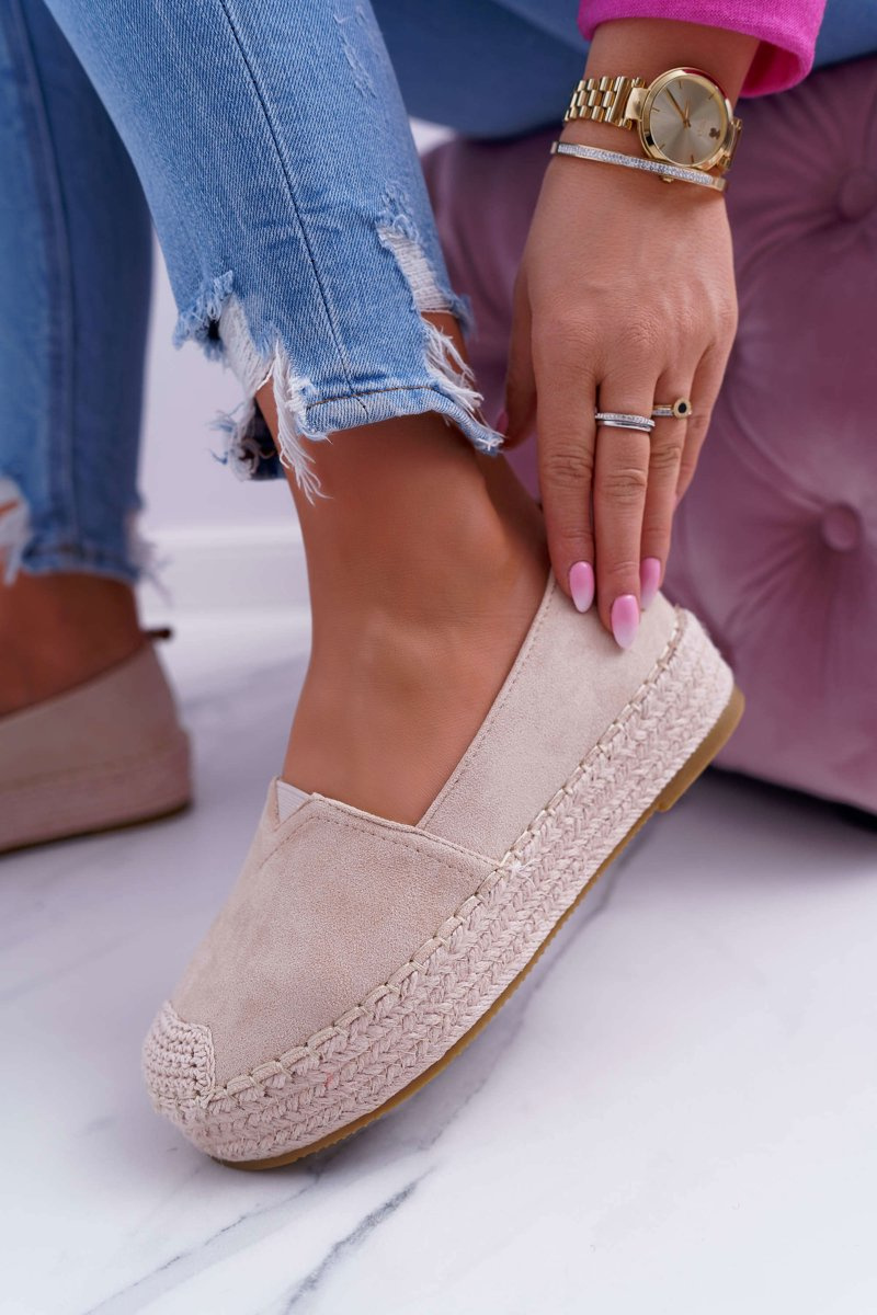 Espadryle Damskie Zamszowe Na Platformie Be Owe Varles Bugo Pl Buty