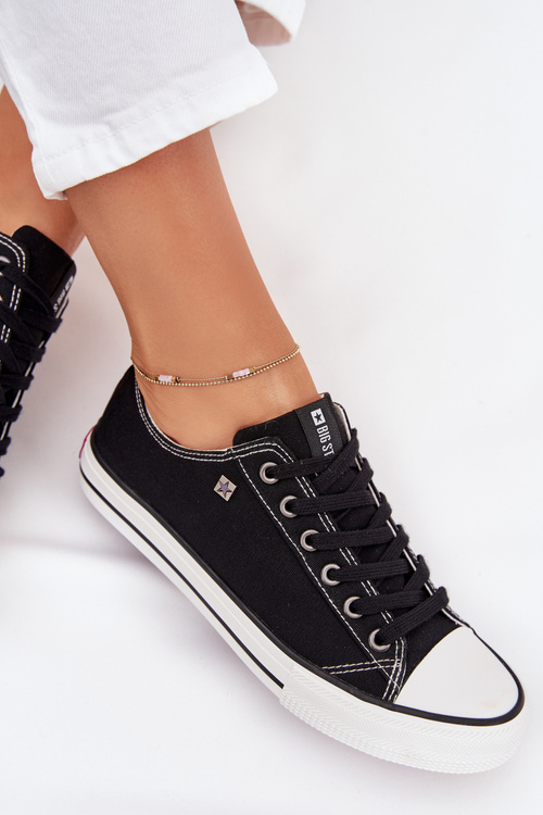 Trampki Damskie Niskie Big Star DD274A236 Czarne