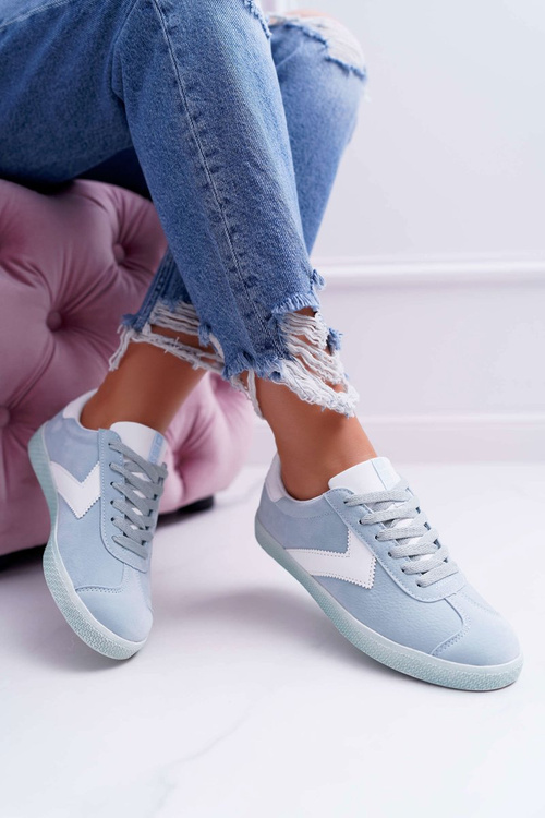 Obuwie Sportowe Damskie Big Star Błękitne DD274301