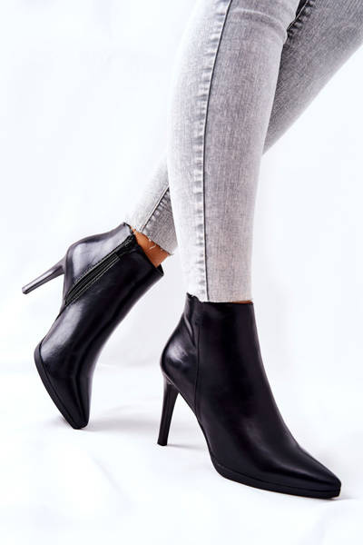 Botki Damskie Na Szpilce Sergio Leone BT501