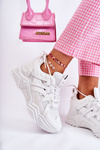 Damskie Sportowe Buty Sneakersy Białe Daren