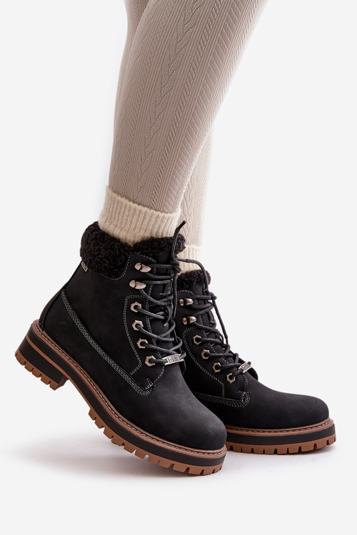 Ocieplane Trapery Damskie Big Star OO274A287 Czarne