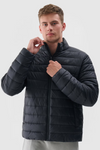 Kurtka Puchowa Męska Z Syntetycznym Wypełnieniem 4F 4FWAW24TDJAM483-20S Czarna