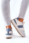 Sportowe Buty Memory Foam Big Star II274397 Szaro-Niebieskie