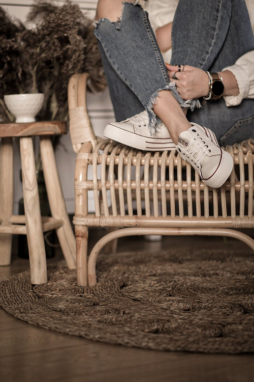 Trampki Damskie Big Star Białe GG274140