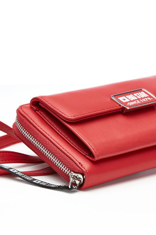 Damska Torebka Portfel 2w1 BIG STAR GG674008 Czerwona