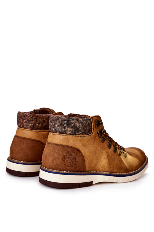 Męskie Buty Trekkingowe Cross Jeans EE1R4078C Camel