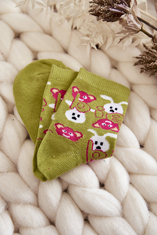 Młodzieżowe Śmieszne Skarpetki We Wzory 5-Pak Multikolor