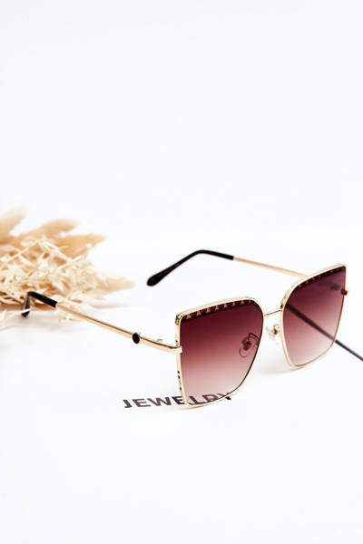 Duże Okulary Przeciwsłoneczne Prius V303 Gradient Brązowe