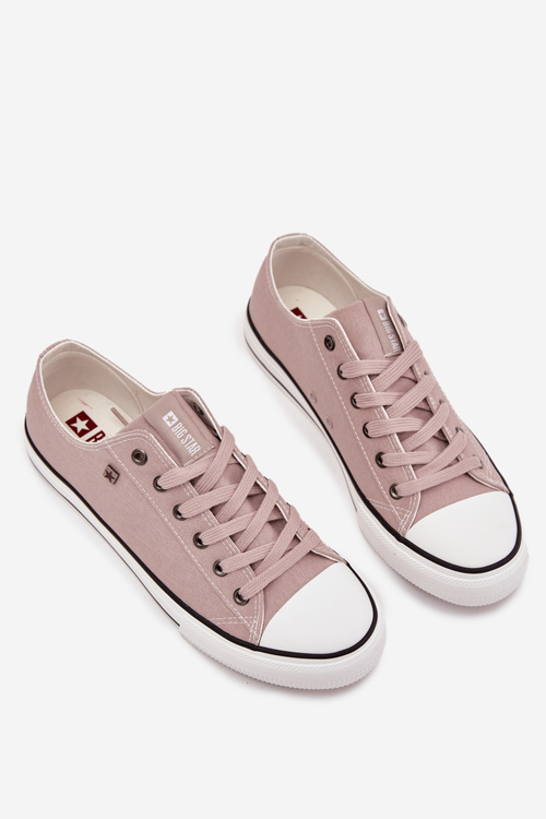 Trampki Męskie Niskie Materiałowe Big Star DD174501 Szare