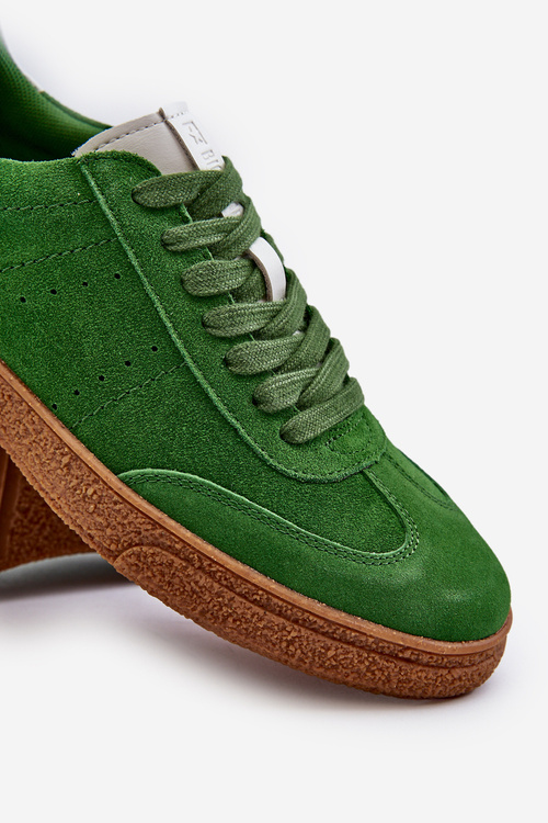 Trampki Męskie Zamszowe Big Star NN174188 Zielone