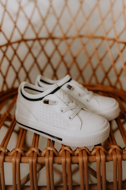 Dziecięce Wsuwane Trampki Big Star JJ374394 Białe