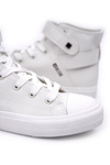 Męskie Wysokie Trampki Big Star Białe Y174024