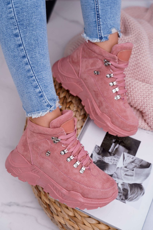 Damskie Sportowe Obuwie Wysokie Różowe Unreal