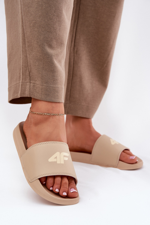 Klapki Damskie 4F 4FRMM00FSLIF010-83S Beżowe