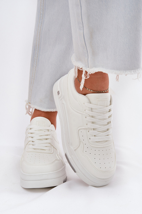 Niskie Sneakersy Damskie Big Star RR274A310 HI-POLY SYSTEM Białe