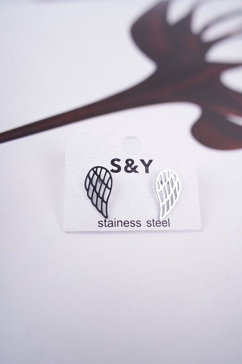 Damskie Kolczyki Srebrne Skrzydła Fly Baby