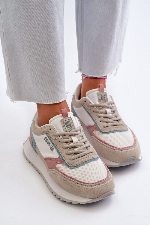 Sneakersy Damskie Memory Foam System Big Star NN274690 Białe