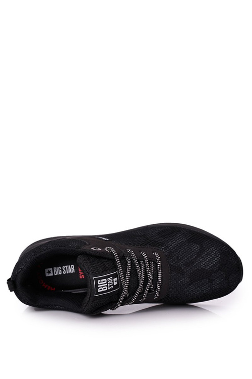Męskie Sportowe Buty Memory Foam Big Star HH174141 Czarne