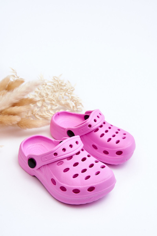 Klapki Dziecięce Piankowe Kroksy Różowe Lucas