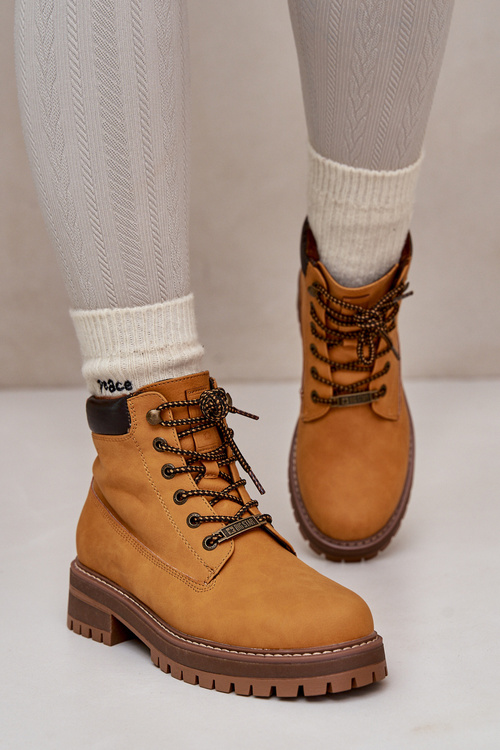 Trapery Damskie Ocieplane Big Star OO274A288 Camel