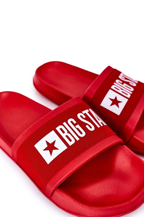 Męskie Klapki Big Star HH174832 Czerwone