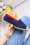 Damskie Granatowe Espadryle Slip On Lupita