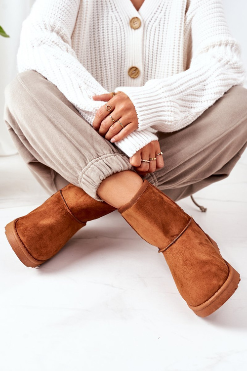 Śniegowce Cross Jeans EE2R4028C Brązowe