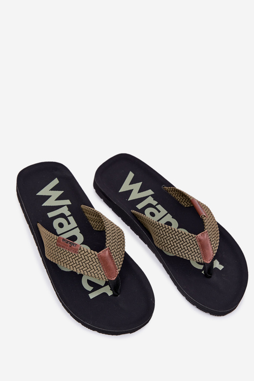 Klapki Japonki Męskie WRANGLER ZANE FLIPFLOP MEN LOW 20251044.20251044.57B Zielone