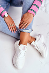 Sportowe Damskie Buty Sneakersy Cross Jeans Białe GG2R4042C