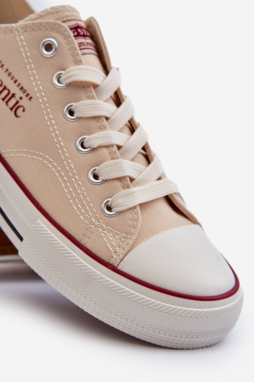 Trampki Męskie Big Star NN174058 Beżowe