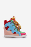Damskie Sneakersy Na Koturnie Multikolor Leoppa