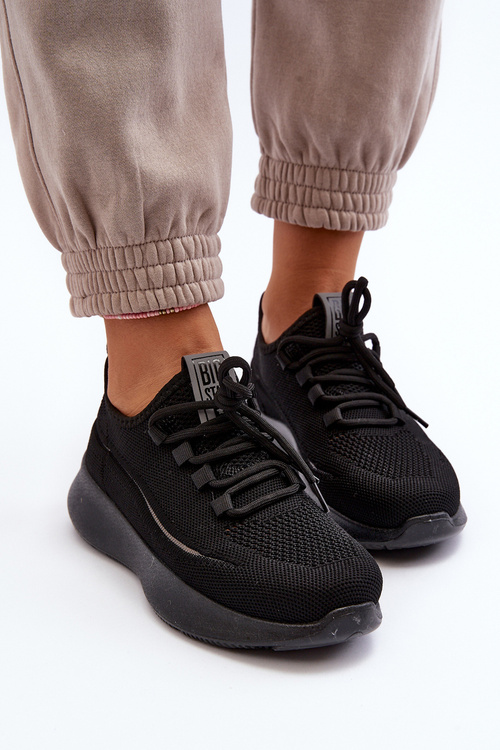 Damskie Buty Sportowe Big Star NN274663 Czarne