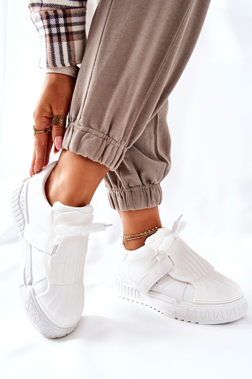 Damskie Sportowe Buty Sneakersy Białe Dreams