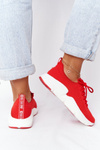 Damskie Sportowe Buty Slip-on Big Star DD274580 Czerwone