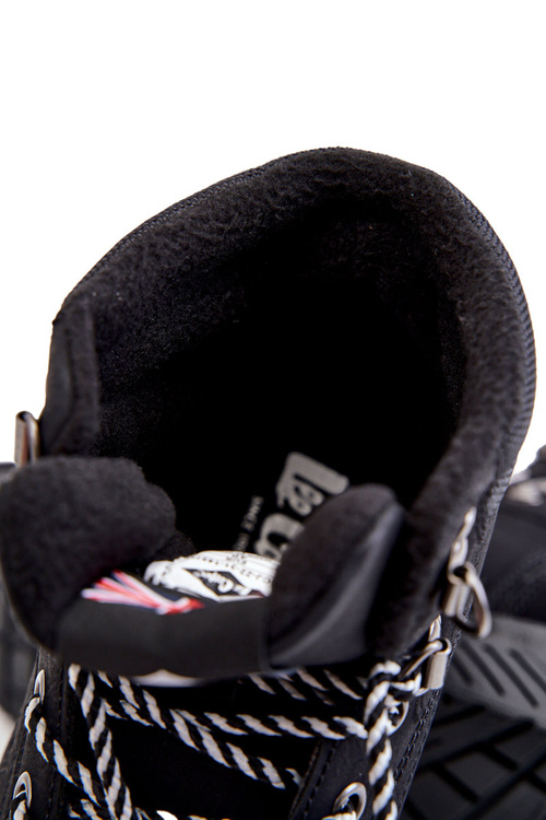 Męskie Botki Buty Trekkingowe Ocieplane Lee Cooper LCJ-22-31-1457 Czarne