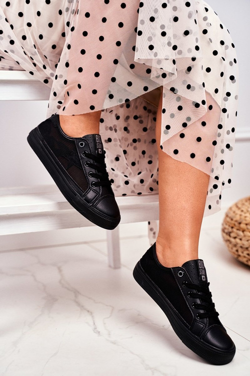 Damskie Trampki Big Star Czarne FF274489