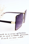 Damskie Okulary Przeciwsłoneczne Ombre V180004 Czarne