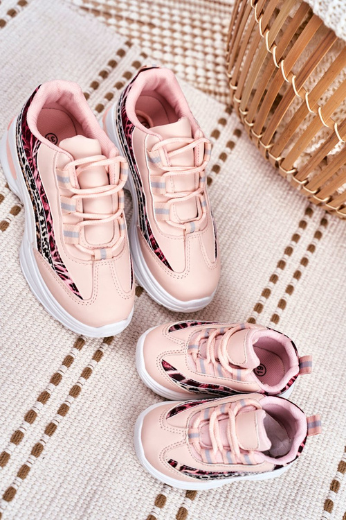 Sportowe Buty Dziecięce Różowe Dante