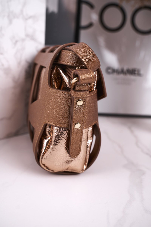 Mała Torebka Listonoszka NOBO NBAG-J4104-C023 Złota