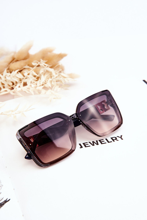 Modne Okulary Przeciwsłoneczne Prius V219 Czarno-Granatowe