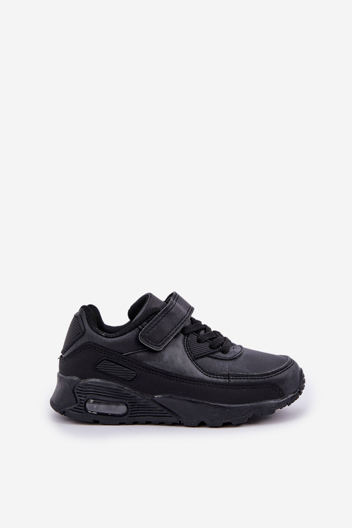 Sneakersy Dziecięce Na Rzep Czarne Krissandra