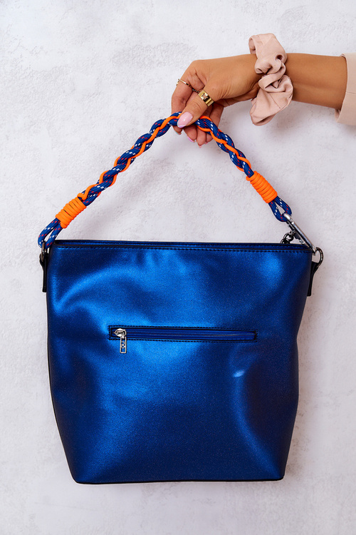 Klasyczna Skórzana Torebka Nobo M1280-C012 Granatowe