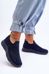 Damskie Wsuwane Buty Sportowe Granatowe Claris