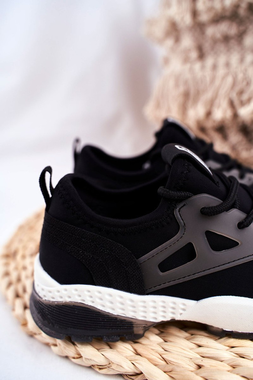 Sportowe Dziecięce Big Star Czarne FF374147