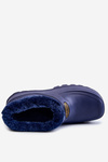 Męskie Ocieplane Piankowe Kalosze Granatowe Tanyo
