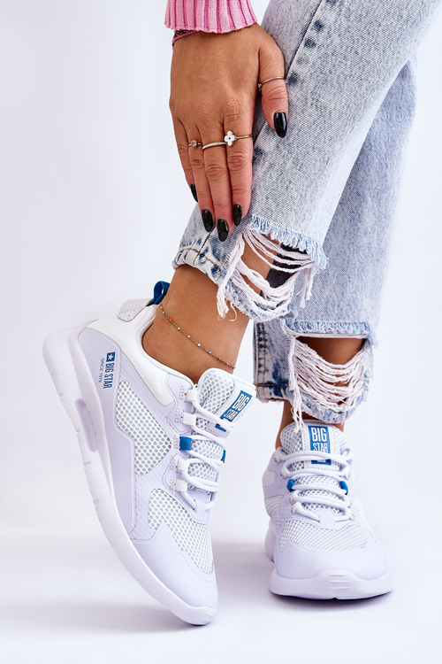 Damskie Buty Sportowe Sneakersy Big Star LL274373 Białe