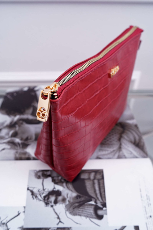 Średnia Damska Kosmetyczka Czerwona NOBO NCOS-I0341-C005