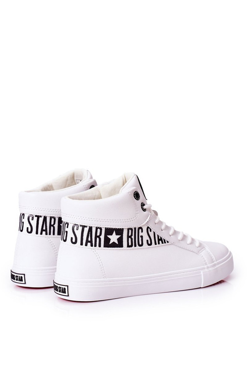 Trampki Męskie Big Star Wysokie Białe EE174340